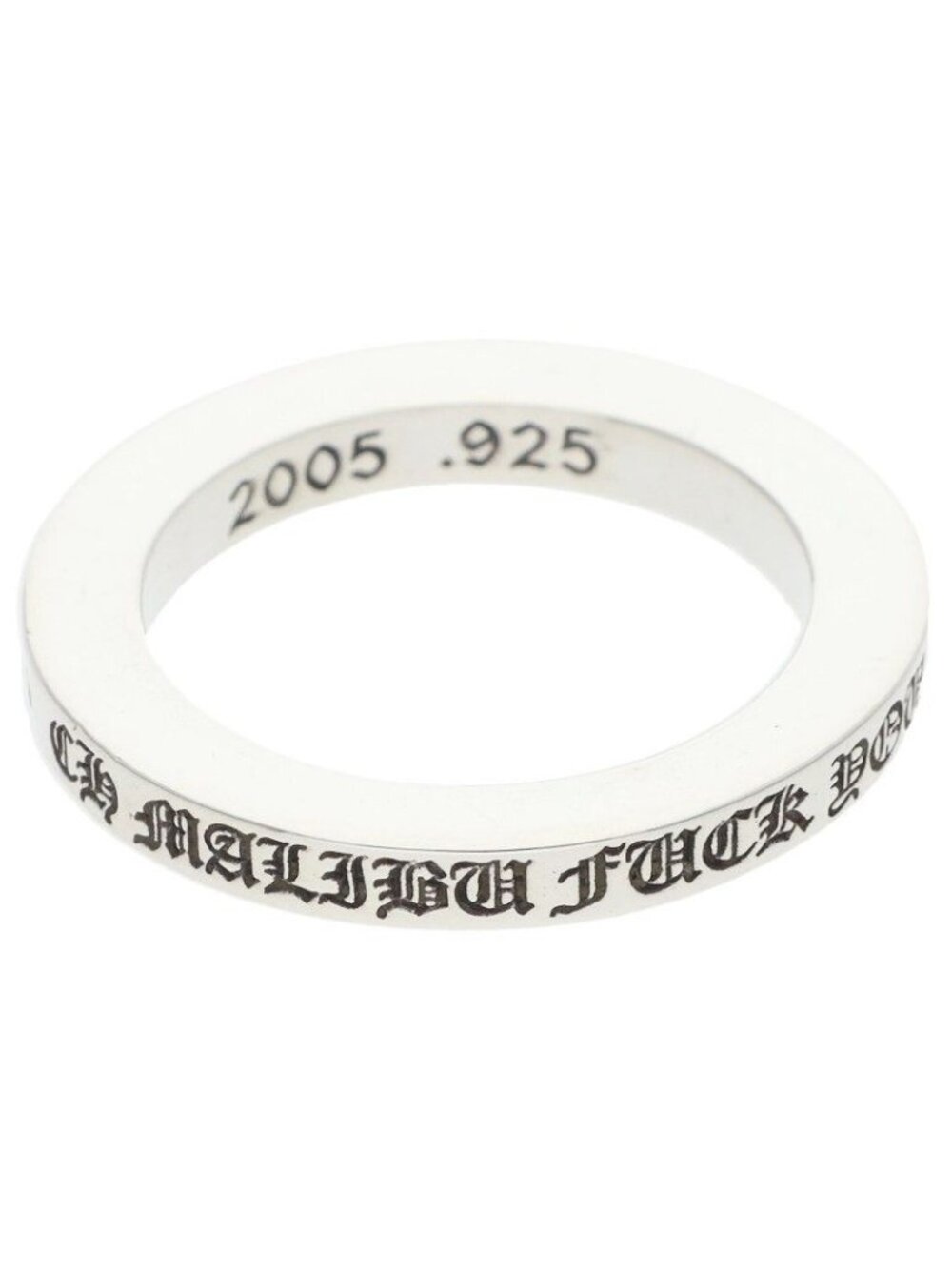 Chrome Hearts Spacer Limited Malibu Silver Ring
